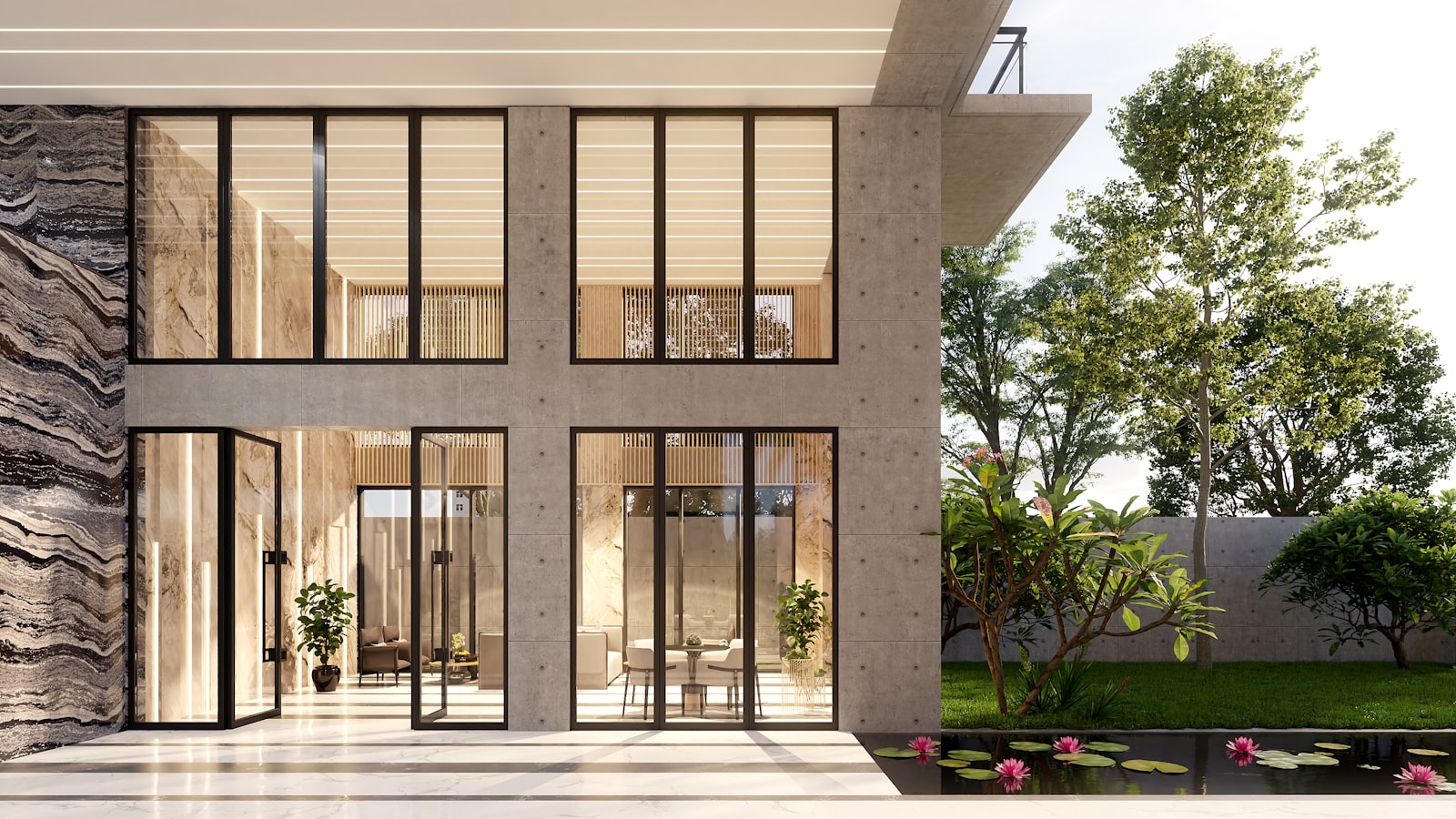 Modern home exterior